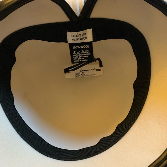 Unique Vintage wool hat with bow NWOT unworn - Picture 4 of 4